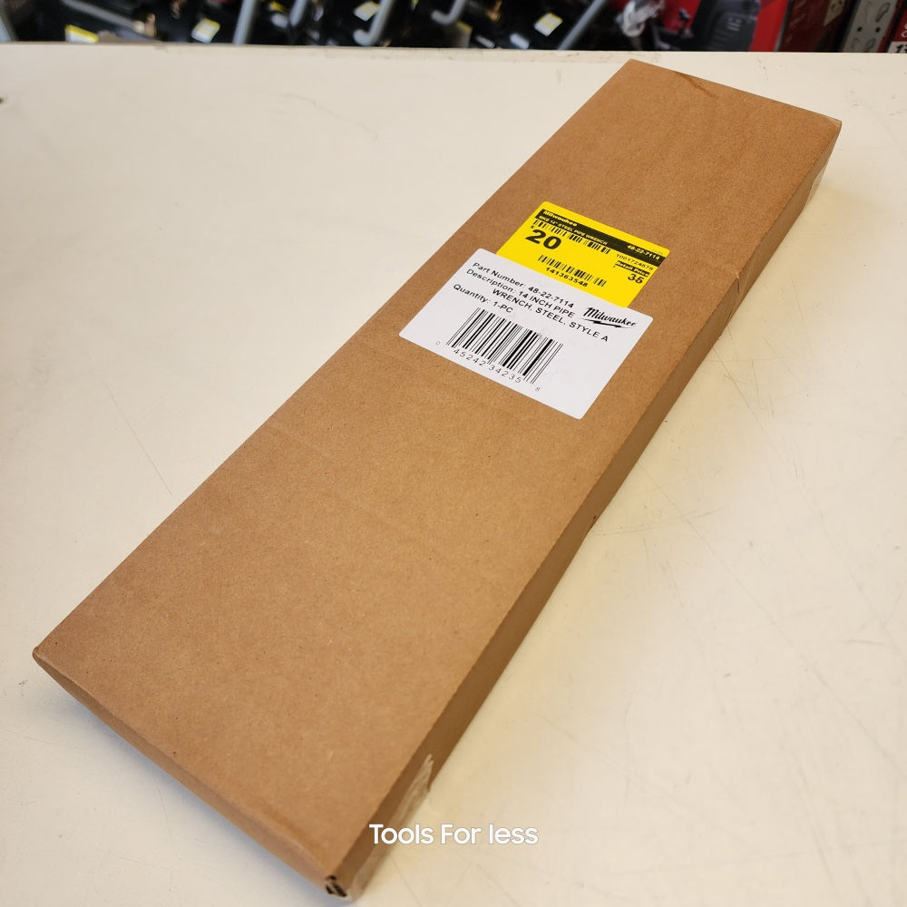 14' Steel Pipe Wrench 14' Steel Pipe Wrench